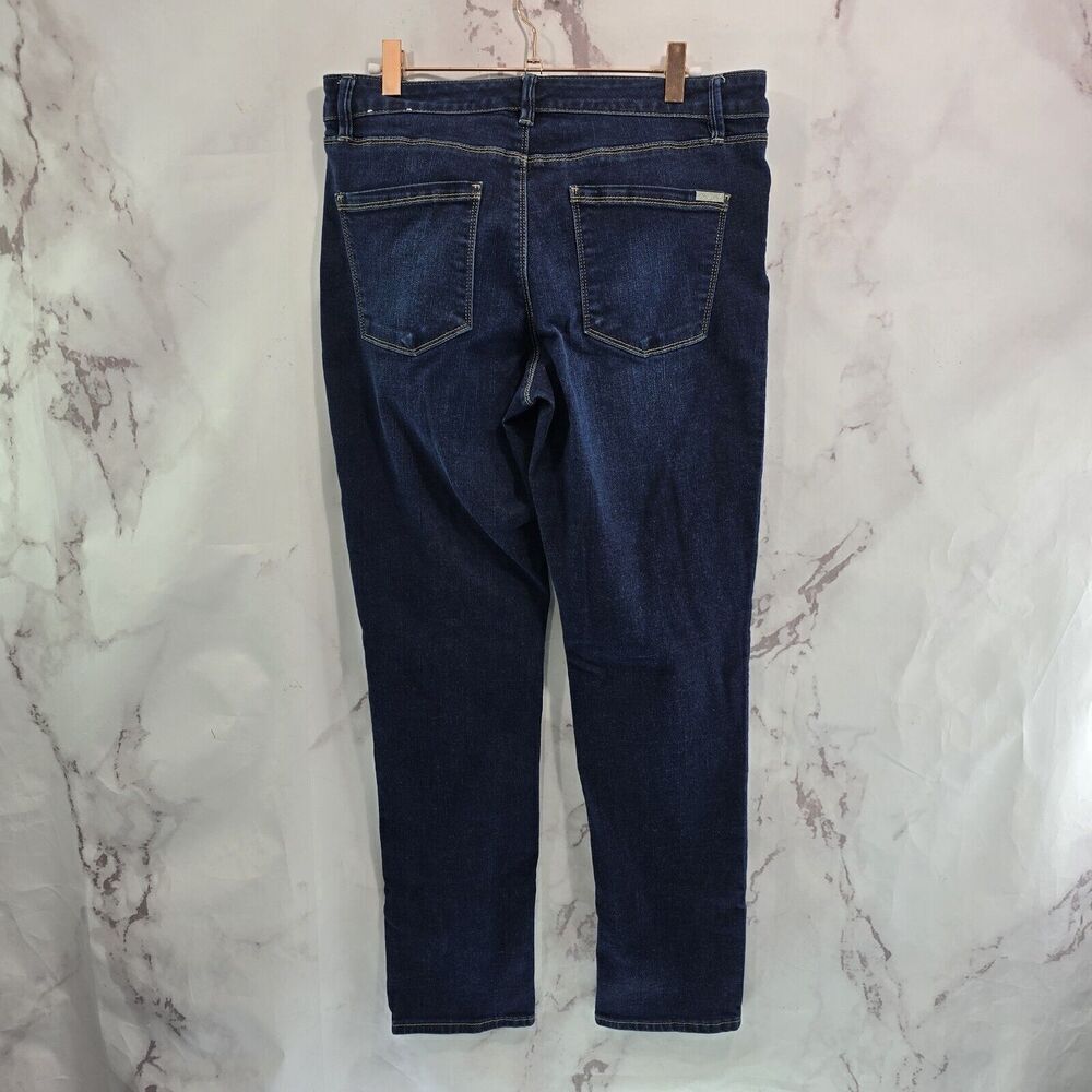 White House Black Market Jeans Women 10 S The Slim Denim High Rise Dark Wash